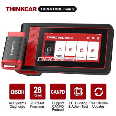 跨境THINKTOOL mini2 OBD Diagnostic lifetime free + 28 Resets