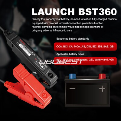 LAUNCH BST-360 BST360 6v12v Battery Tester for X431 machines