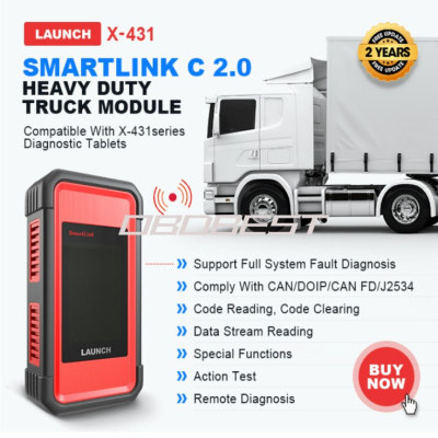 跨境批发 LAUNCH X431 Smart Link C HD V2.0 汽车重卡模块HDIII
