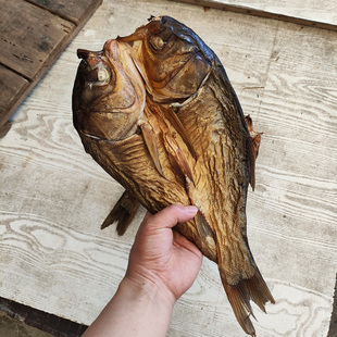 烟熏腊鱼干乡里柴火烟熏整条装湖南特产腊味农家自制腊鱼腊鲢鱼干