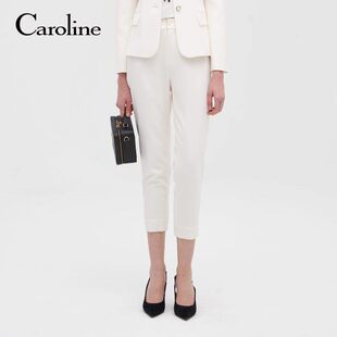 CAROLINE/卡洛琳2023秋季通勤简约西装裤子专柜正品P644603B-1980