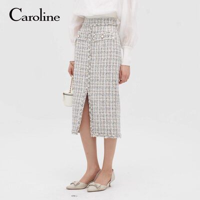 CAROLINE/卡洛琳2023秋季小香风半身裙子专柜正品P644402B-2380