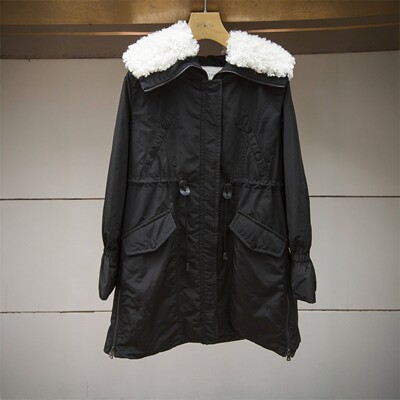 巨式国际2021春季 毛领羽绒服中长款外套专柜正品N50C3401-5280