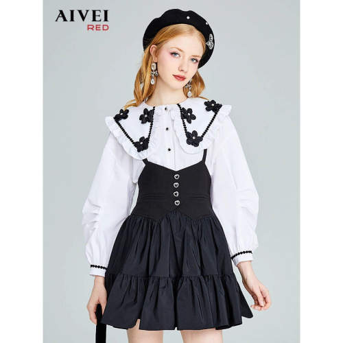 AIVEI/艾薇2022秋季新品抱婴袋裙专柜正品P056S039-1380