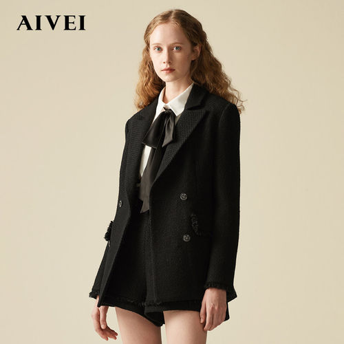 AIVEI/艾薇2020冬季专柜正品女大衣M76D0603-2580