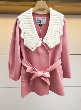 AIVEI/艾薇毛呢外套女大衣2022冬季专柜正品O760902B-3880