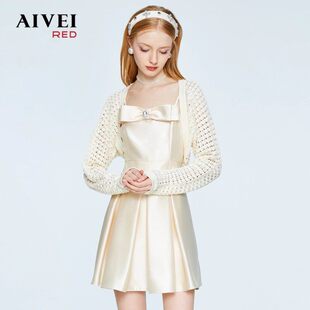 AIVEI/艾薇2022秋季针织衫两件式洋装专柜正品P0560122-2380