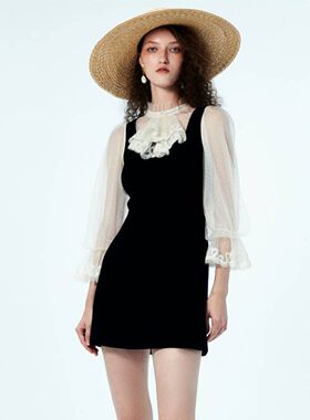 JORYA/卓雅蕾丝网纱宫廷风洋装22春季专柜正品O102002C-4280