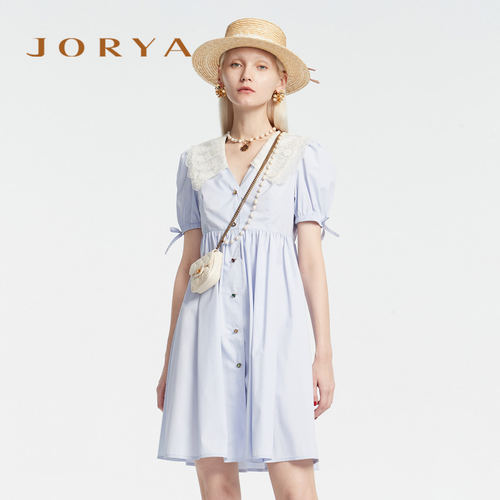 JORYA/卓雅连衣裙2021夏季专柜正品N12B3104-1-4580