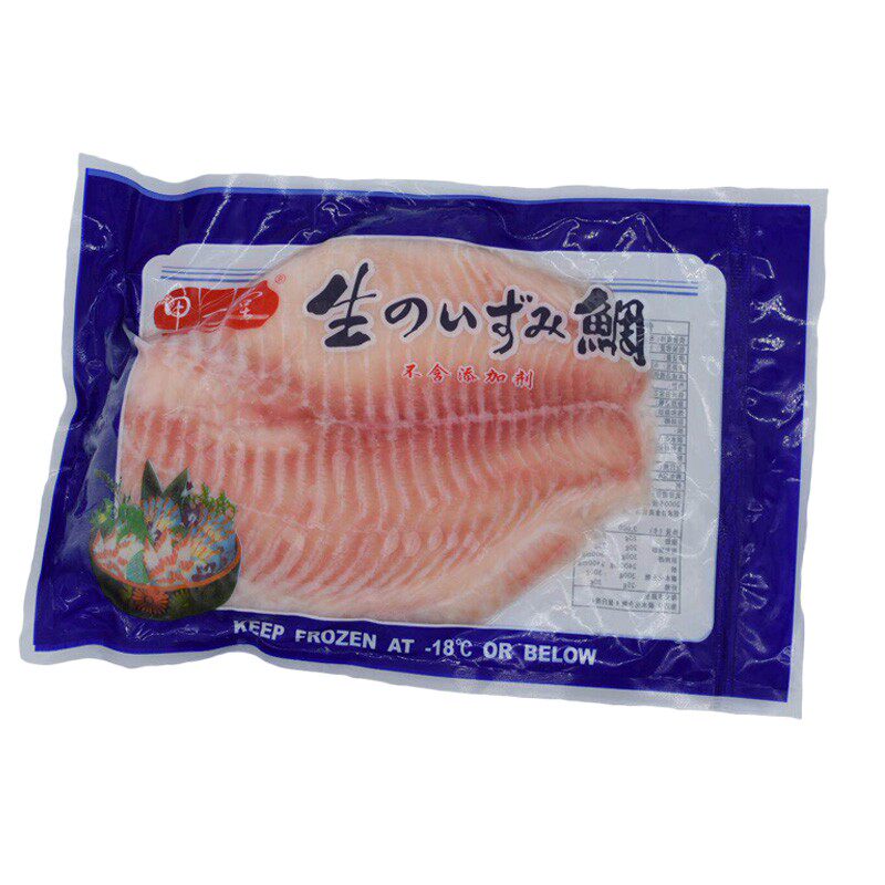冷冻鲷鱼片刺身 罗非鱼加吉鱼 生鲷鱼 鲷鱼柳 生鱼片150g