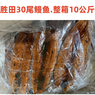 胜田寿司料理鲜鳗鱼蒲烧烤30尾鳗鱼无汁鳗鱼日式烤鳗鱼新鲜10公斤