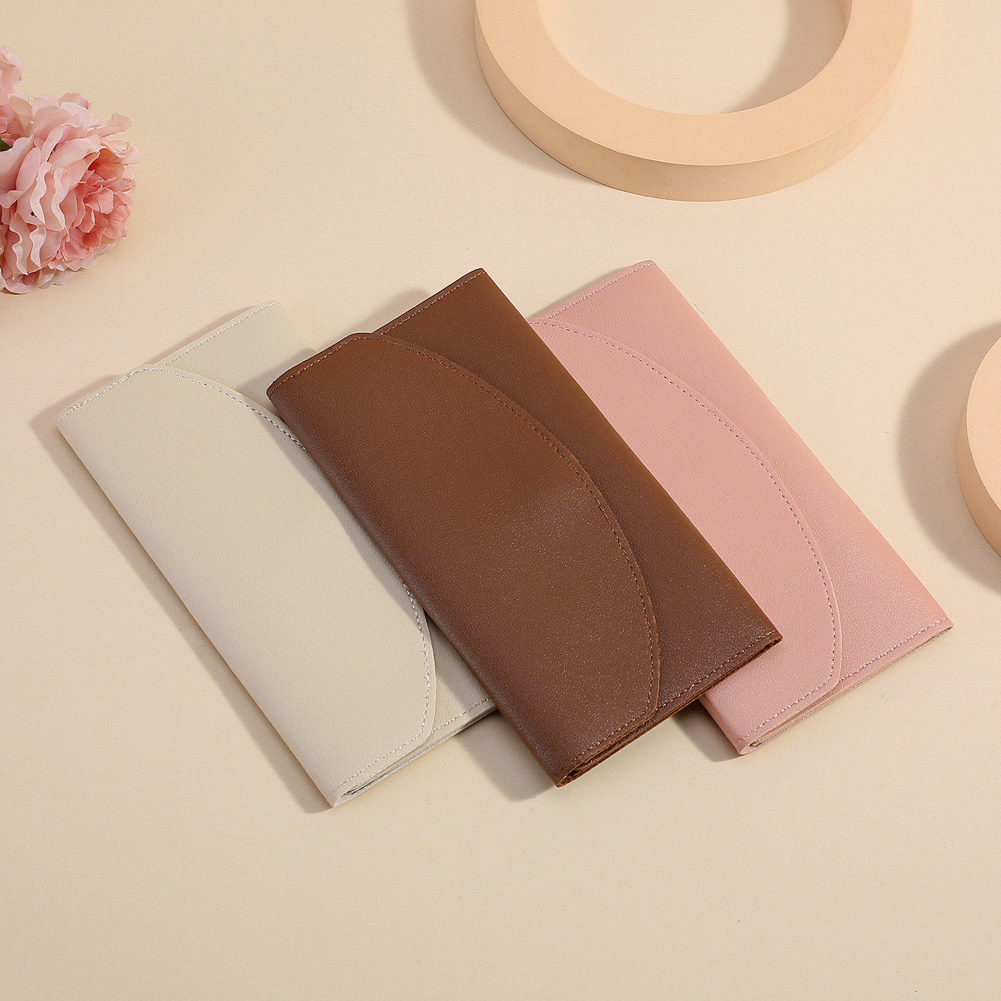 简约钱包女士2026新款长款卡夹多功能女款卡包精致钱夹手拿零钱包