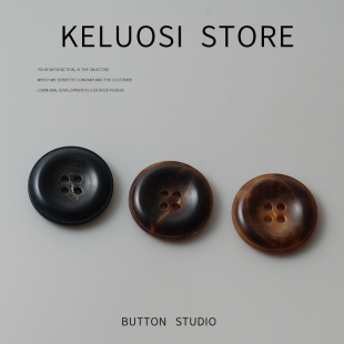 扣装 裤 饰 高档牛角纽扣天然牛角扣子呢大衣扣风衣扣西装 KELUOSI