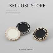 KELUOSI 高档金属扣纽扣小香外套扣上衣扣子衬衫 毛衣扣大衣风衣扣