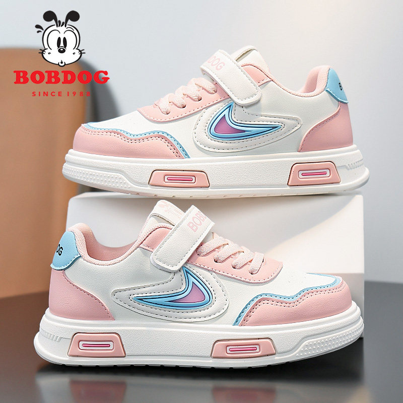 巴布豆童鞋女童休闲板鞋2026春秋新款皮面防水儿童鞋子女孩运动鞋,童鞋/婴儿鞋/亲子鞋,板鞋,淘宝优惠券,粉丝福利购,淘宝优惠卷