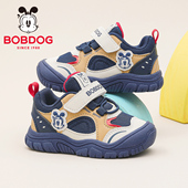 网面透气防滑软底宝宝运动鞋 2026春秋新款 子 男童学步鞋 巴布豆童鞋