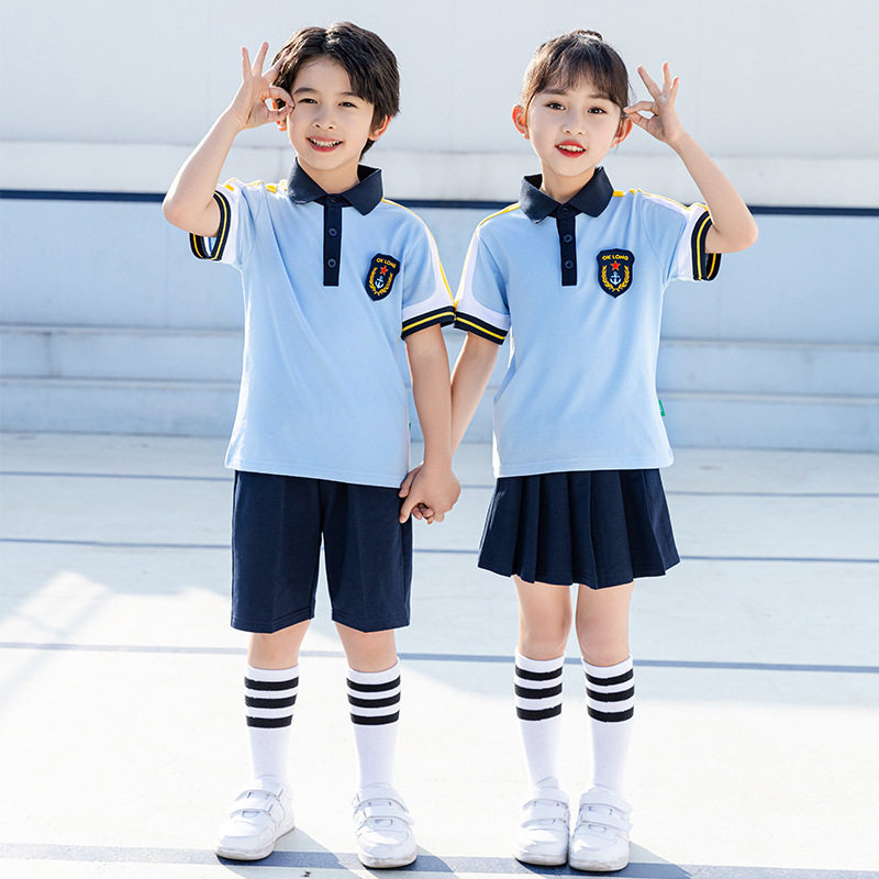 六一幼儿园园服1-6年级小学生校服运动会夏班服韵律操演出服套装