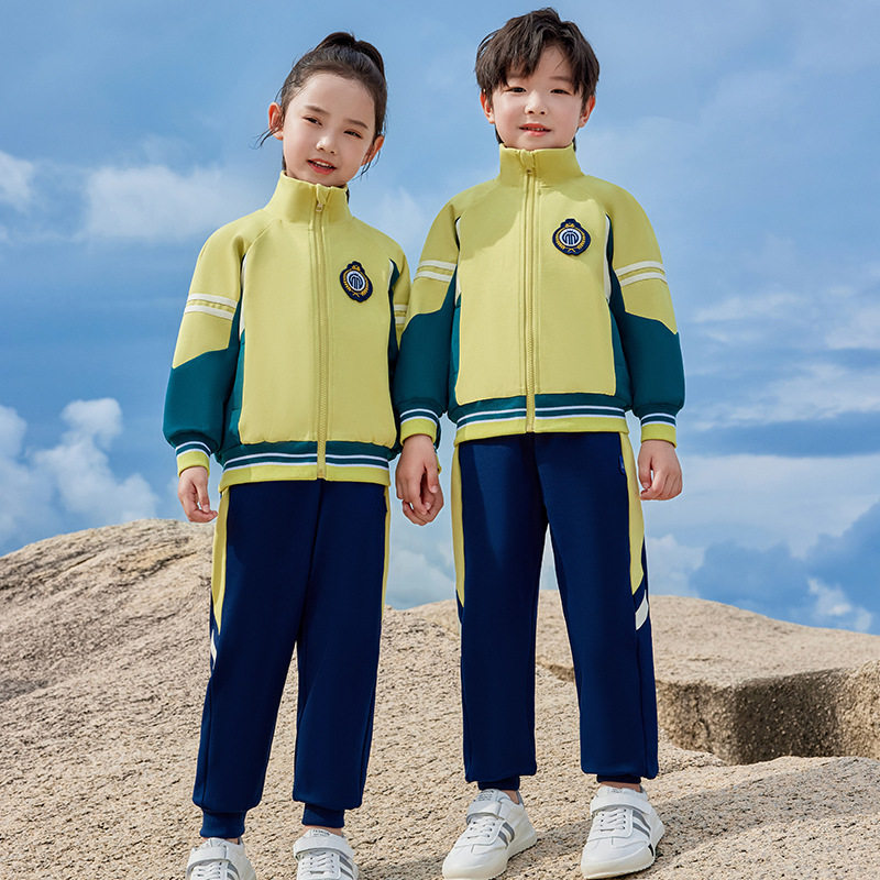 一六年级小学生校服幼儿园园服春秋棒球服学院风儿童校服运动套装