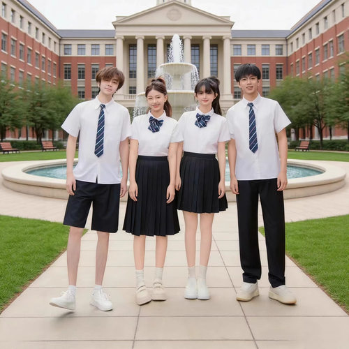 高中初中学生毕业班服学院风套装运动会校服合唱团诗歌朗诵演出服