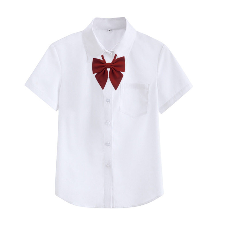 jk制服白衬衫学院风初中高中学生黑西裤毕业季校服运动会班服套装