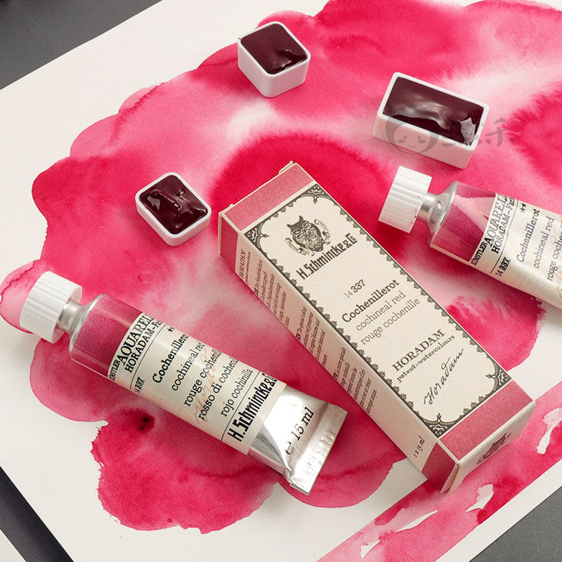 史明克大师级2024新品复古套装水彩颜料 限定337新色胭脂红分