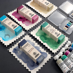 德国史明克2025年限定5色野紫 科隆大桥绿色水彩颜料分装限定色