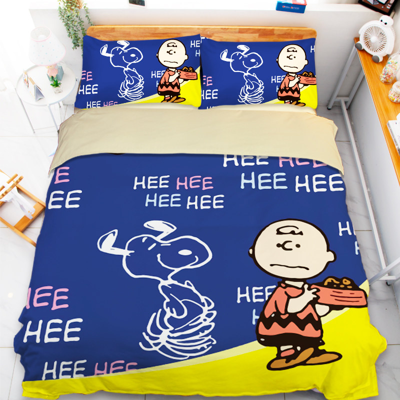 卡通史努比男孩儿童被套纯棉