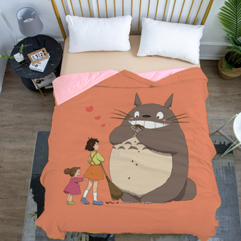 夏季卡通龙猫纯棉夏凉被200X230