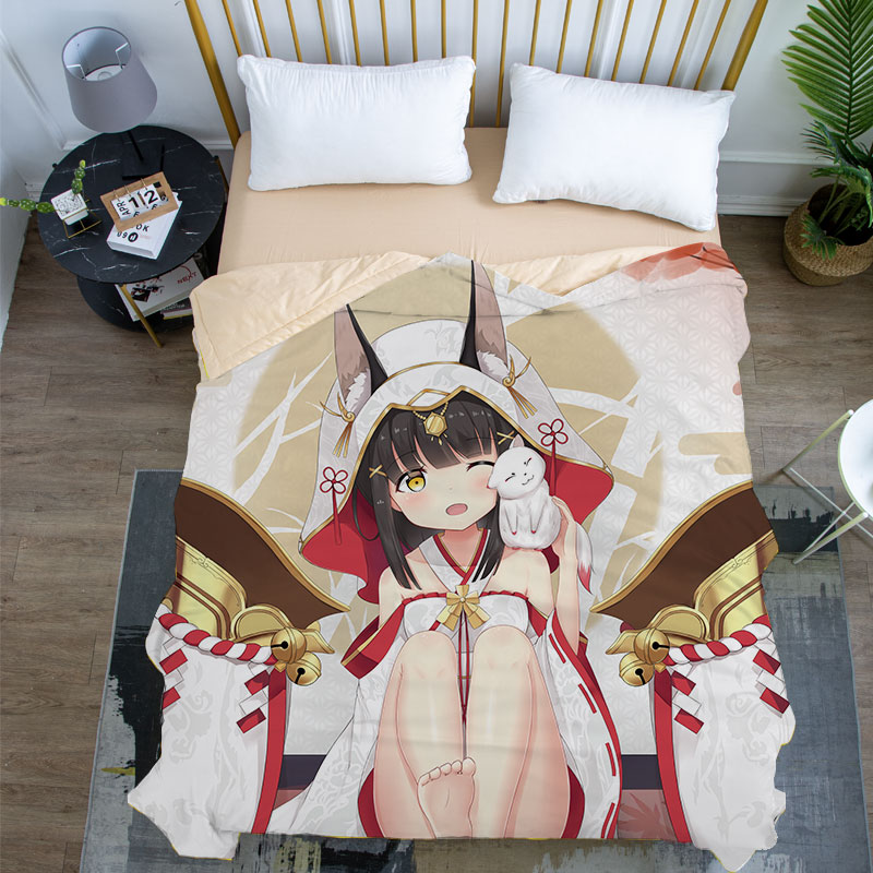 二次元动漫碧蓝航线纯棉夏凉被