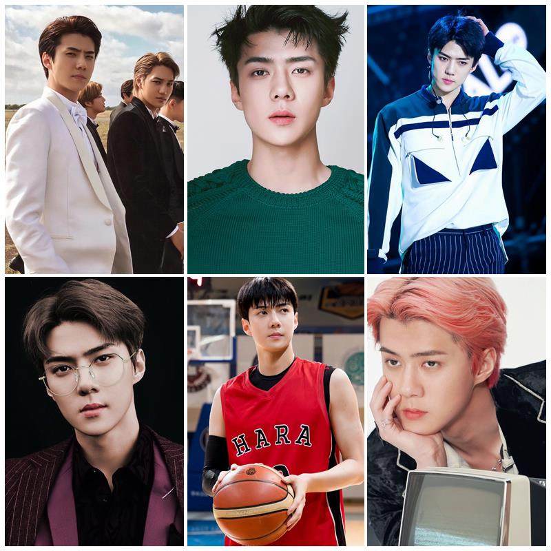 韩国明星吴世勋海报墙贴周边房间咖啡厅网吧酒吧密室装饰画可定制