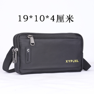 新款手机包男士穿腰带腰包多功能户外运动手机套皮带挂包单肩斜挎