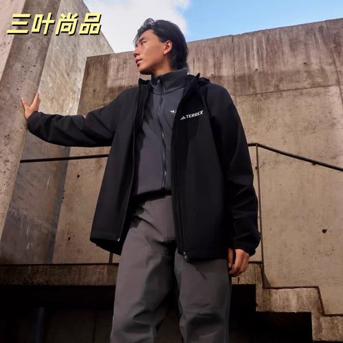 户外三合一抓绒内胆男冲锋衣