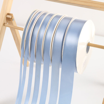 0.6-4cm法国蓝丝带缎带绸带彩带French Blue丝带Diy装饰礼品包装