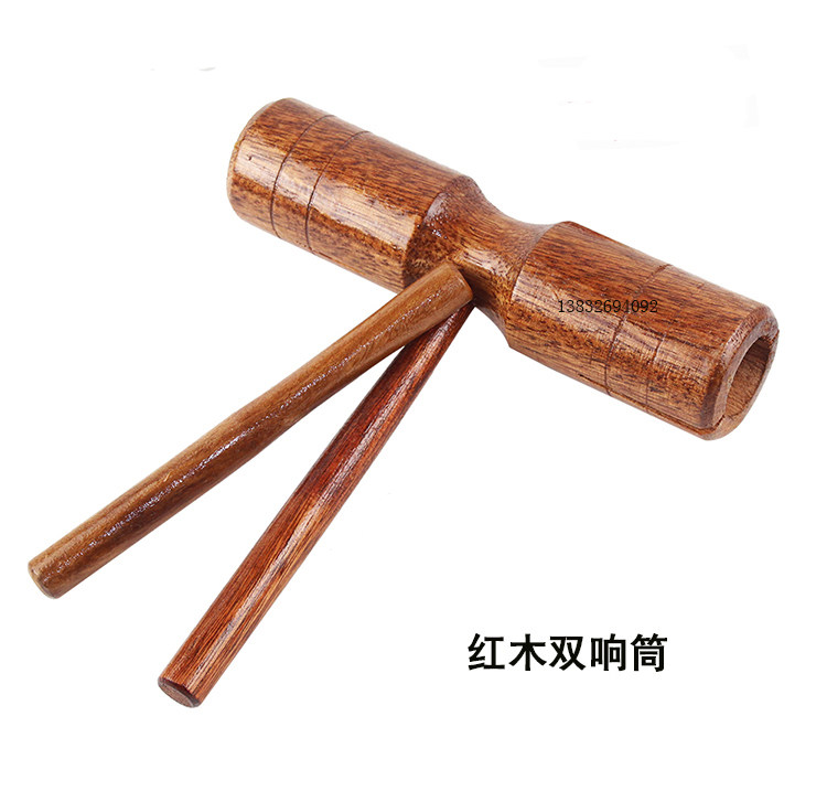 奥尔夫儿童打击乐器幼儿园双响筒