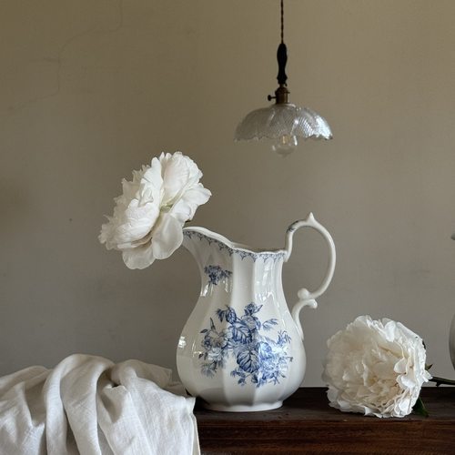 法式氛围感复古陶瓷花瓶拍照道具