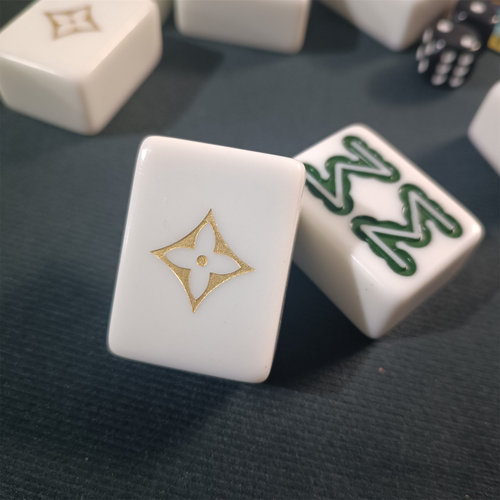 卡通麻将mahjongwin黑色中号手搓