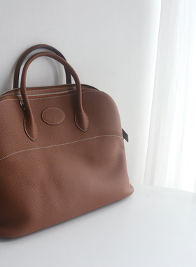 togo皮质感Q弹能装A4真皮女包大容量bolid37牛皮手提包women bag