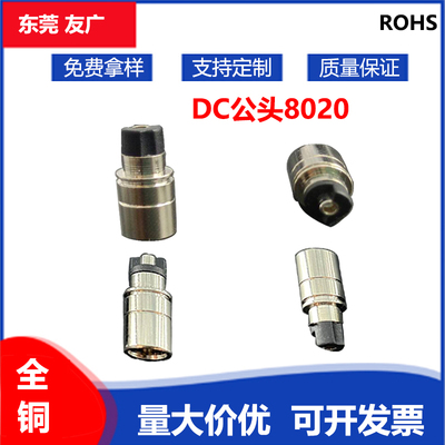 DC公头镀镍全铜电源小米平衡车