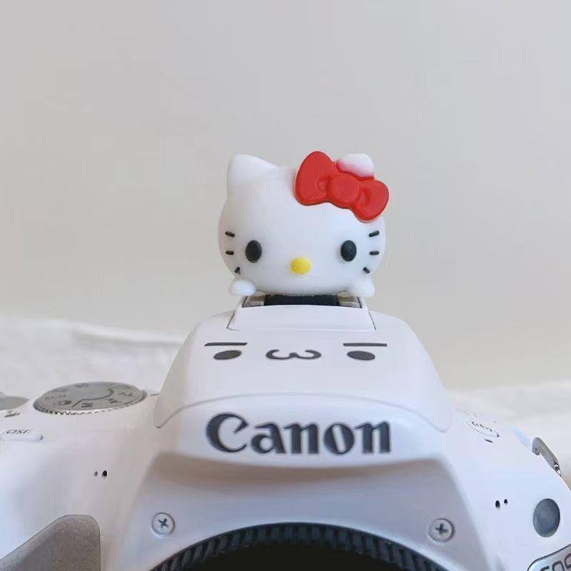 卡通KT猫热靴盖适用索尼ZVE10 富士XT30III 佳能r50 尼康Z502 Z30