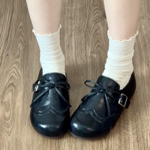 喜番SHOP内增高勃肯鞋 2026年春软底一脚蹬懒人乐福英伦 女皮面单鞋