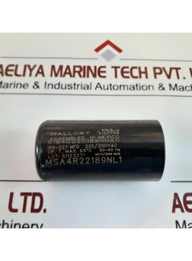 原装供应6 个 Mallory 189-227 mfd 电机运行电容器