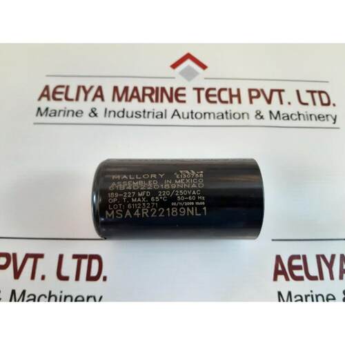 原装供应6 个 Mallory 189-227 mfd 电机运行电容器