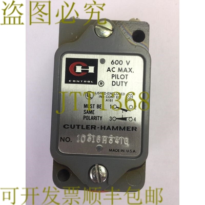 原装供应CUTLER HAMMER 10316H341C 限位开关 600VAC