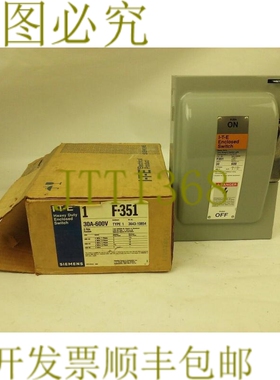 原装供应ITE  F351，HD 封闭开关，30A，480/600V，3P，保险丝，3