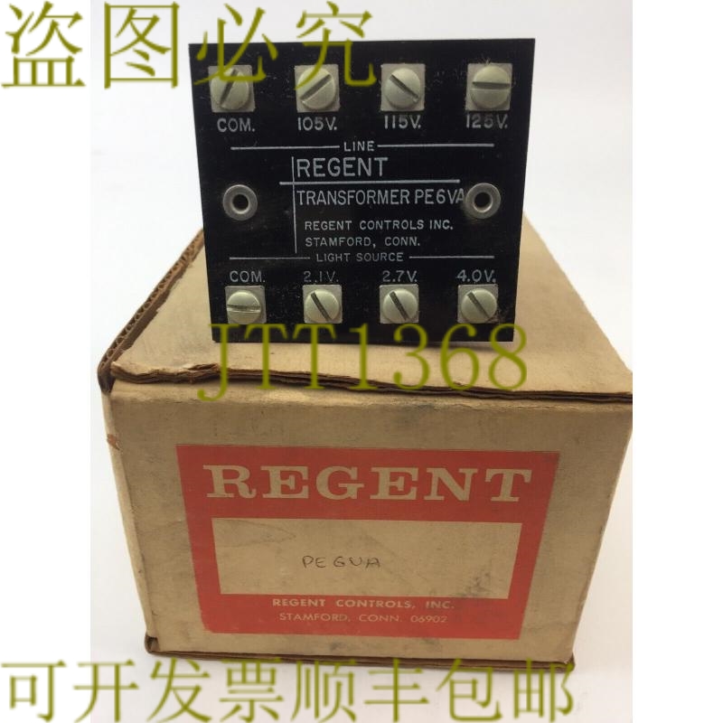 原装供应RENT PE6VA 变压器线 105-125V 光源 2.1-4.0V