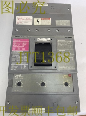 原装供应ITE  CPD63B160 SENTRON 系列断路器 1600A 600VAC 3 极