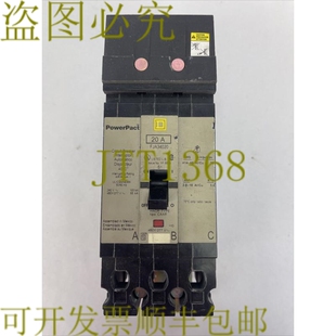 原装供应SQUARE D FJA34020 POWERPACT 断路器 20A 240VAC 480Y/2