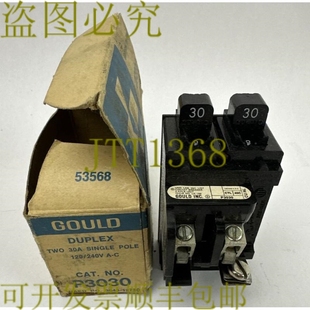 P3030 PUSHMATIC 断路器双联两个 原装 单极 ITE 30A 供应GOULD