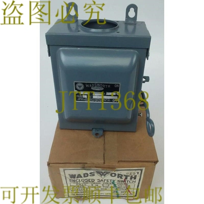 原装供应WADSWORTH RN25 系列 SH 安全开关 3P，30A，125-250V，2