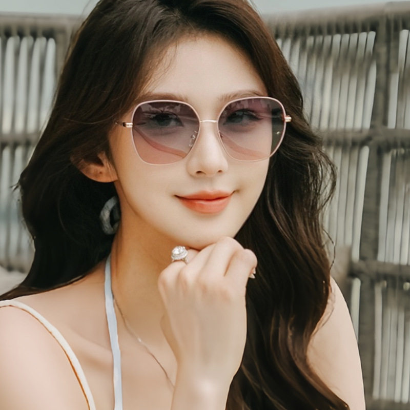 新款女士防紫外线可配近视墨镜
